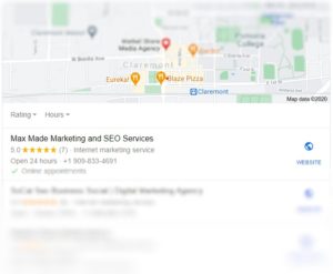 Google My Business optimization